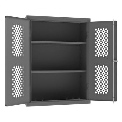 DURHAM MFG EMDC-361848-95 Ventilated Cabinet, 2 Shelves