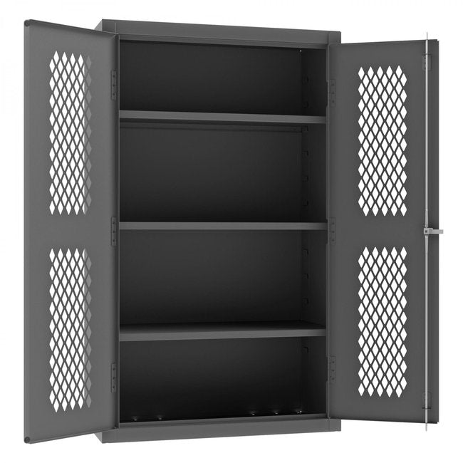 DURHAM MFG EMDC-361860-95 Ventilated Cabinet, 3 Shelves