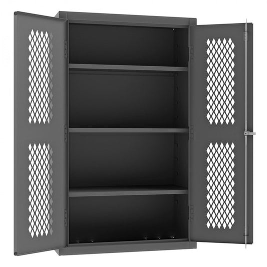DURHAM MFG EMDC-361860-95 Ventilated Cabinet, 3 Shelves