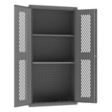 DURHAM MFG EMDC-361872-2S-95 Ventilated Cabinet, 2 Shelves,