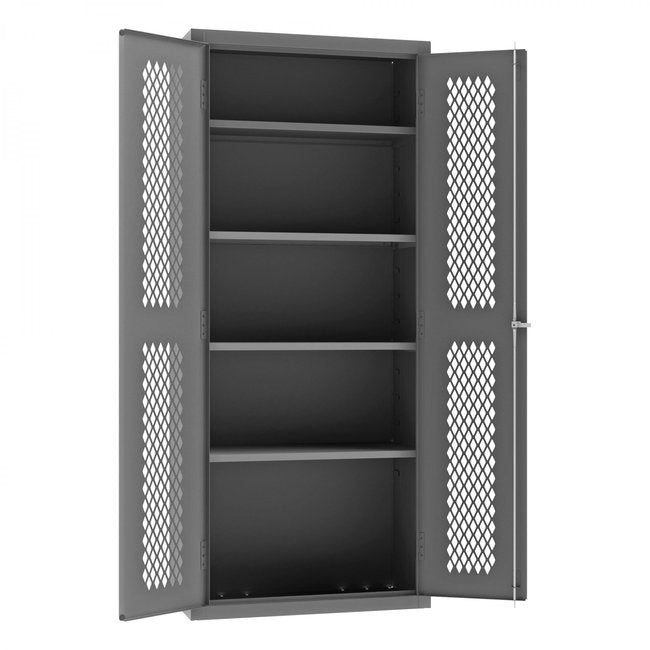 DURHAM MFG EMDC-361884-95 Ventilated Cabinet, 4 Shelves