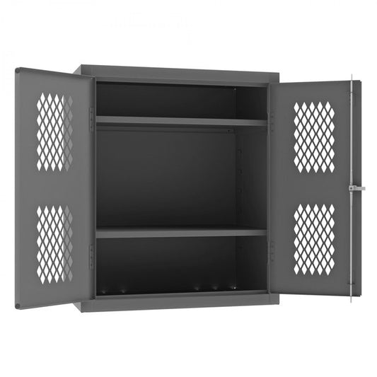 DURHAM MFG EMDC-362442-95 Ventilated Cabinet, 2 Shelves