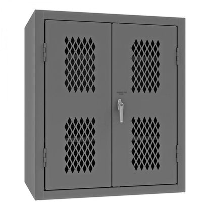 DURHAM MFG EMDC-362442-95 Ventilated Cabinet, 2 Shelves