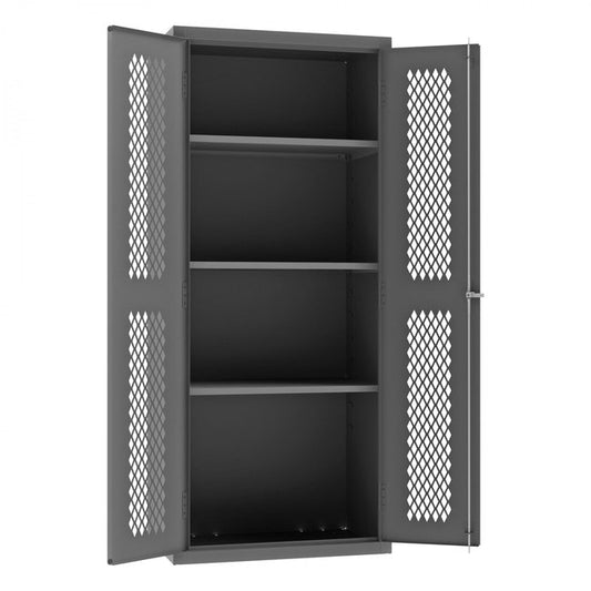 DURHAM MFG EMDC-362484-95 Ventilated Cabinet, 3 Shelves