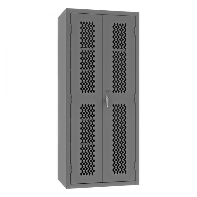 DURHAM MFG EMDC-362484-HDL-95 Ventilated Cabinet, 5 Shelves