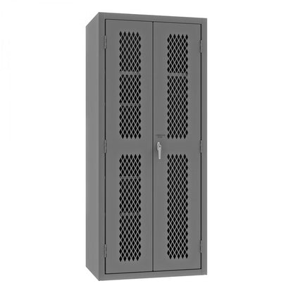 DURHAM MFG EMDC-362484-HDL-95 Ventilated Cabinet, 5 Shelves