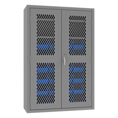 DURHAM MFG EMDC-481872-24B-2S-5295 Ventilated Cabinet, 2 Shelves, 24 Bins