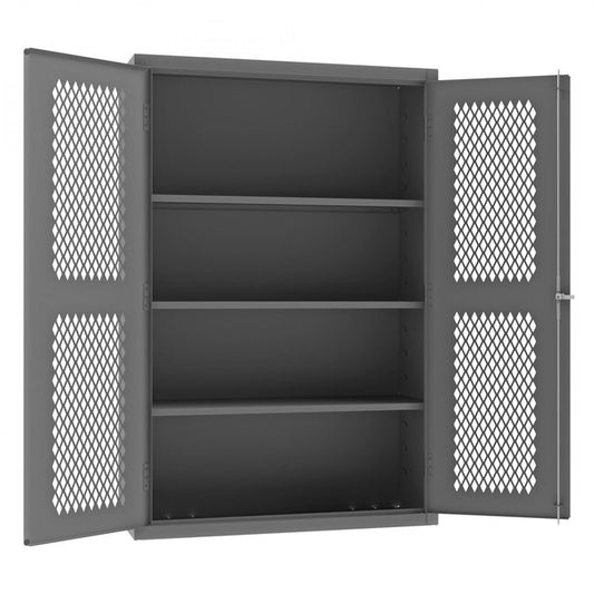 DURHAM MFG EMDC-481872-95 Ventilated Cabinet, 3 Shelves