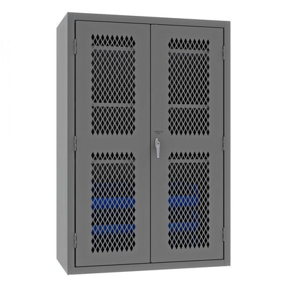 DURHAM MFG EMDC-482472-6B-3S-5295 Ventilated Cabinet, 3 Shelves, 6 Bins