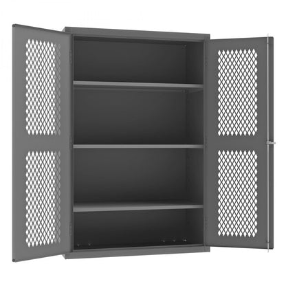 DURHAM MFG EMDC-482472-95 Ventilated Cabinet, 3 Shelves