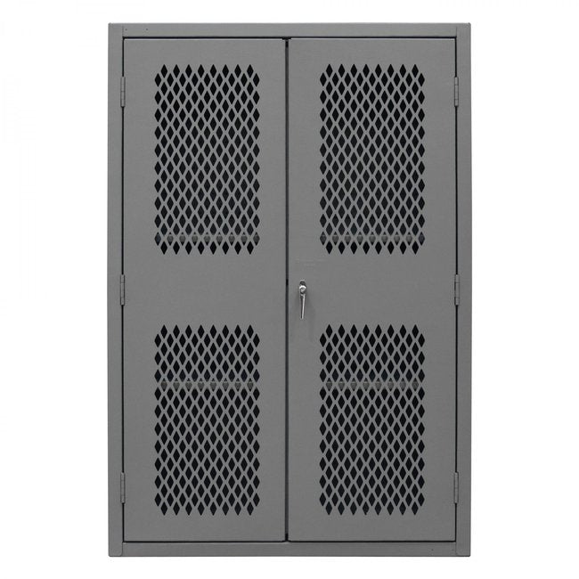DURHAM MFG EMDC-482472-PB-2S-95 Ventilated Cabinet, 2 Shelves
