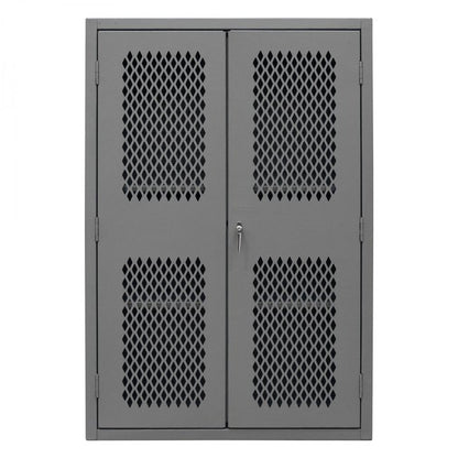 DURHAM MFG EMDC-482472-PB-2S-95 Ventilated Cabinet, 2 Shelves