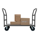 DURHAM MFG EPT2H24488PU95 Platform Truck, 2 Sided, 24 x 48