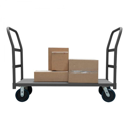 DURHAM MFG EPT2H30488PU95 Platform Truck, 2 Sided, 30 x 48