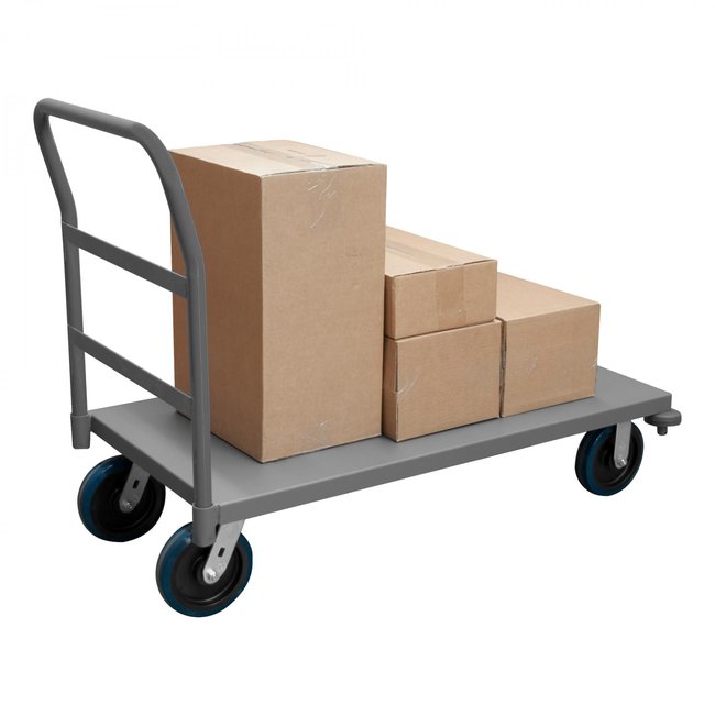 DURHAM MFG EPTRB30608PU95 Platform Truck, 30 x 60