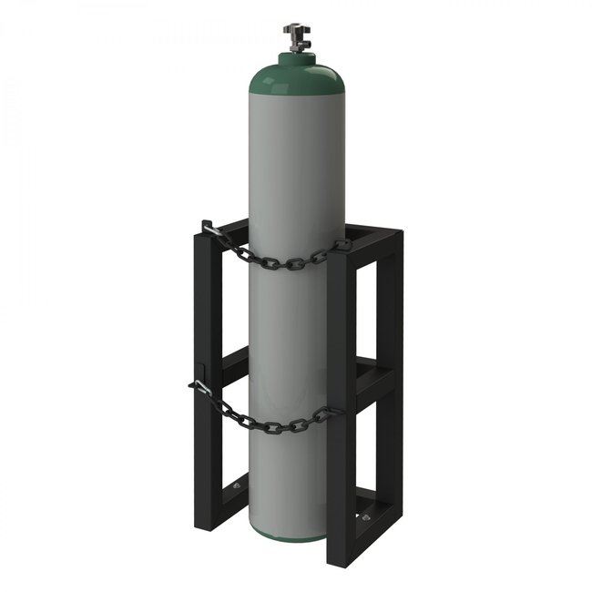 DURHAM MFG GCRV-161230-08T Gas Cylinder Rack for 1 Vert. Cylinder