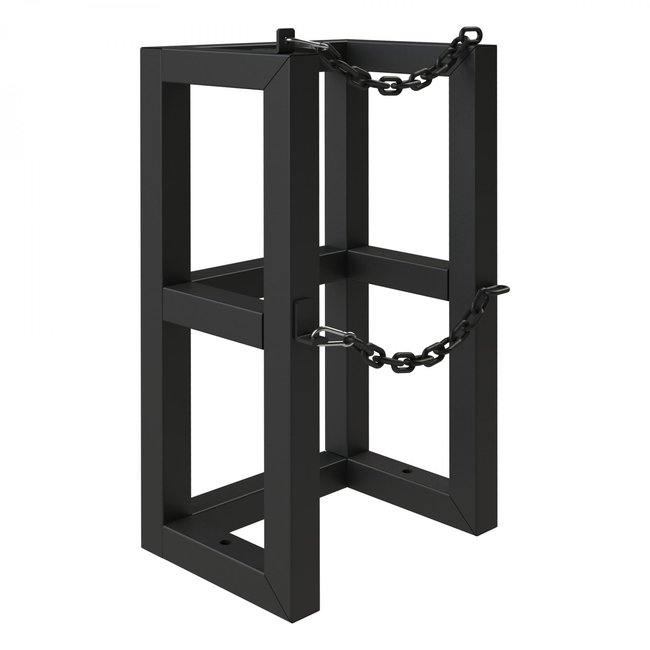 DURHAM MFG GCRV-161230-08T Gas Cylinder Rack for 1 Vert. Cylinder ...