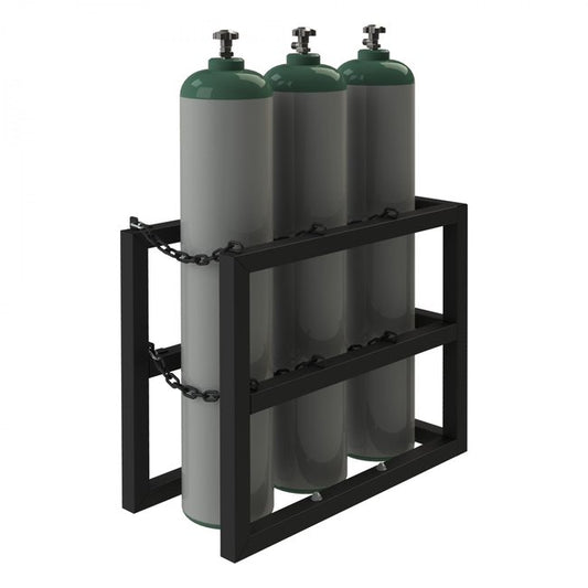 DURHAM MFG GCRV-163630-08T Gas Cylinder Rack for 3 Vert. Cylinders