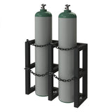 DURHAM MFG GCRV-301230-08T Gas Cylinder Rack for 2 Vert. Cylinders