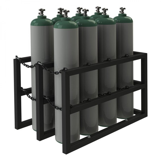 Manufacturing Vert Rack DURHAM MFG GCRV-304830-08T Gas Cylinder Rack for 8 Vert. Cylinders ...