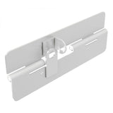 DURHAM MFG H302 Locking Hinge, Silver