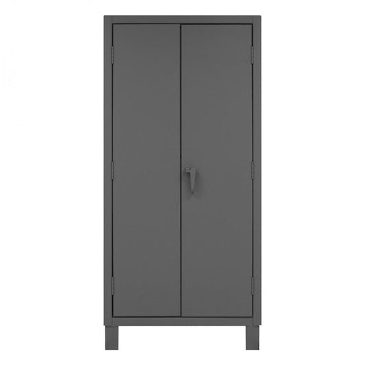 DURHAM MFG HDC-243678-4S95 Cabinet,1 Shelf, Hanger Bar, Gray
