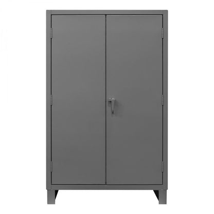 DURHAM MFG HDC-244878-4S95 Cabinet, 1 Shelf, Hanger Bar, Gray