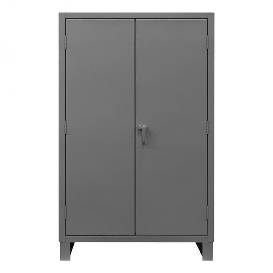 DURHAM MFG HDC-244878-4S95 Cabinet, 1 Shelf, Hanger Bar, Gray