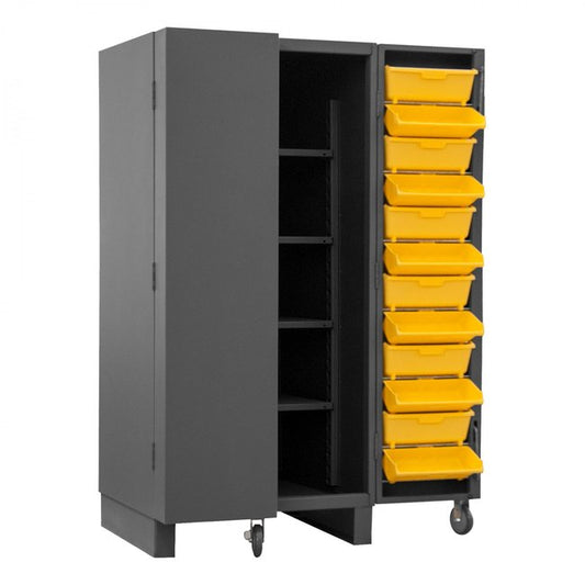 DURHAM MFG HDC36-DC24TB4S95 Cabinet, 4 Shelves