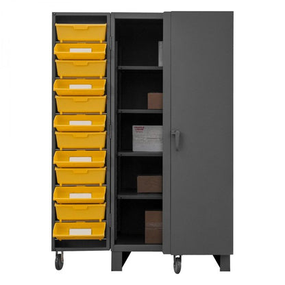 DURHAM MFG HDC36-DC24TB4S95 Cabinet, 4 Shelves