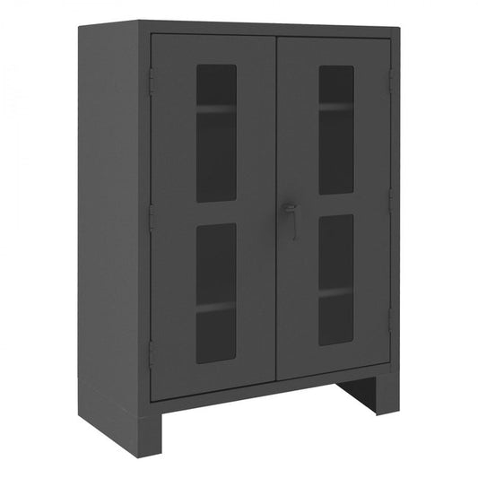 DURHAM MFG HDCC244866-3S95 Cabinet, Clearview Doors, 3 Shelves