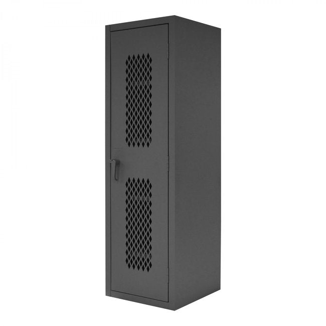 DURHAM MFG HDCL-242478-4S-95 Ventilated Locker, 4 Shelves