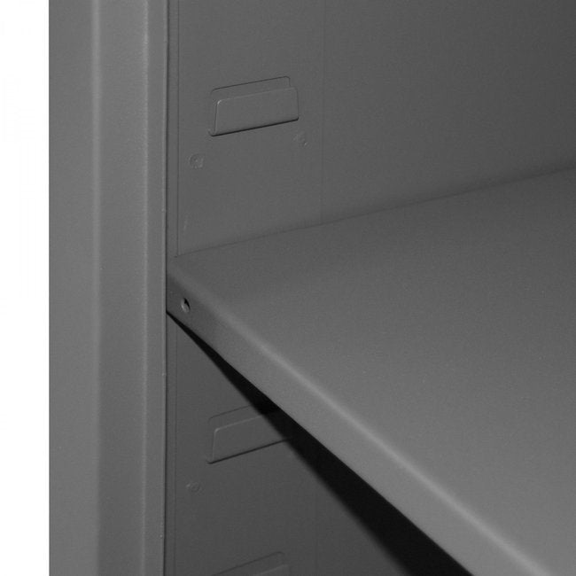 DURHAM MFG HDCL-242478-4S-95 Ventilated Locker, 4 Shelves