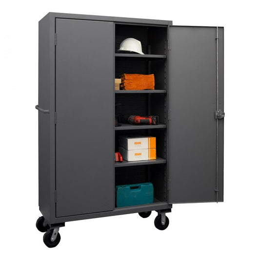 DURHAM MFG HDCM48-4S-95 Mobile Cabinet, 4 Shelves