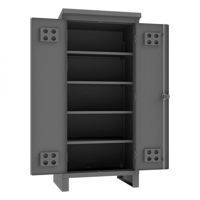 DURHAM MFG HDCO243678-4S95 Outdoor Cabinet, 4 Shelves