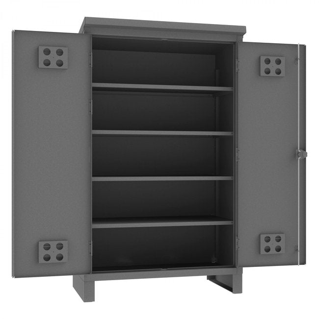 DURHAM MFG HDCO244878-4S95 Outdoor Cabinet, 4 Shelves