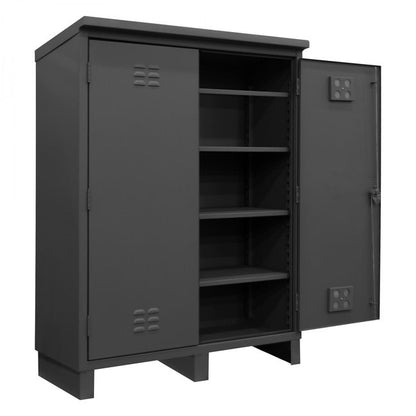 DURHAM MFG HDCO246078-4S95 Outdoor Cabinet, 4 Shelves
