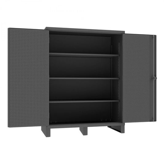 DURHAM MFG HDCP306078-3S95 Pegboard Cabinet, 3 Shelves