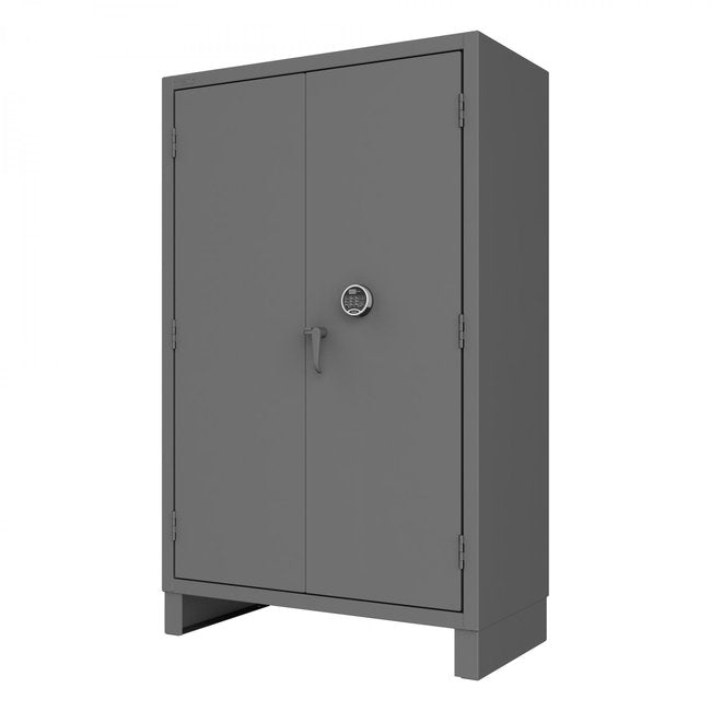 DURHAM MFG HDCPL-244878-4S-95 Access Control Cabinet, 4 Shelves, Gray