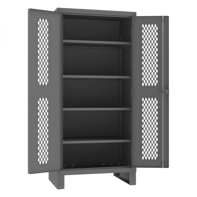 DURHAM MFG HDCV243678-4S95 Ventilated Cabinet, 4 Shelves