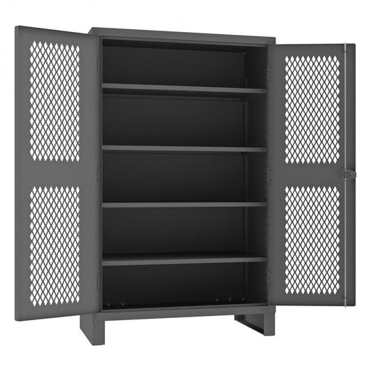 DURHAM MFG HDCV244878-4S95 Ventilated Cabinet, 4 Shelves