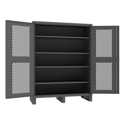 DURHAM MFG HDCV246078-4S95 Ventilated Cabinet, 4 Shelves