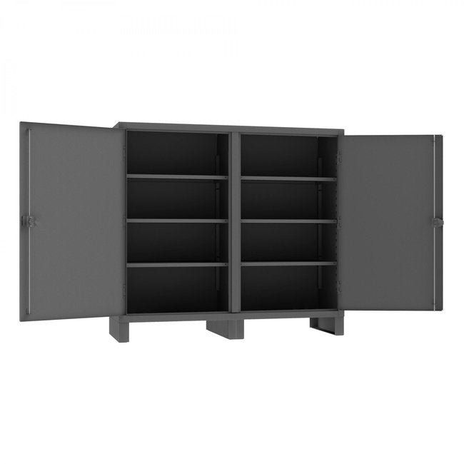 DURHAM MFG HDDS247266-6S95 Double Shift Cabinet, 6 Shelves