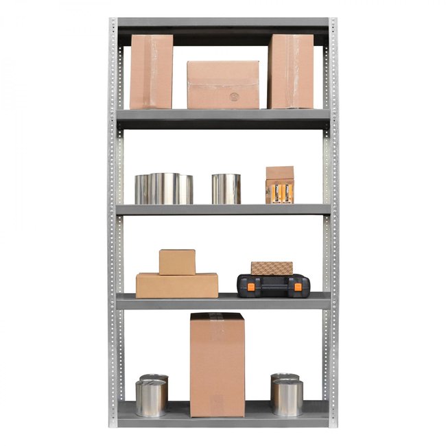 DURHAM MFG HDS-184896-95 Heavy Duty Shelving, 5 Shelves, Gray