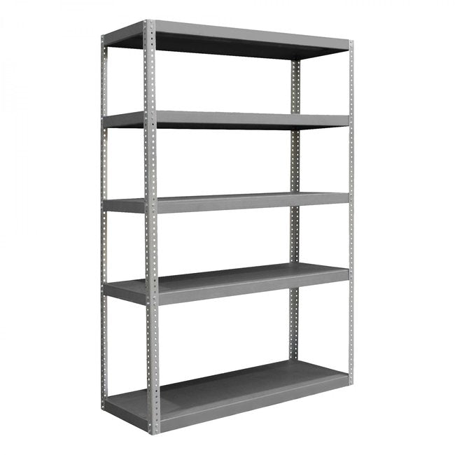 DURHAM MFG HDS-244872-95 Heavy Duty Shelving, 5 Shelves, Gray