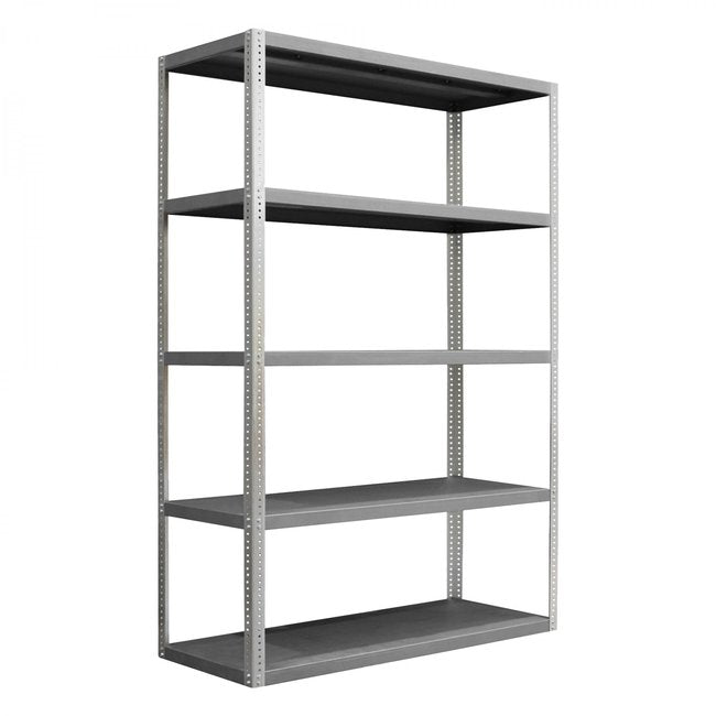 DURHAM MFG HDS-244896-95 Heavy Duty Shelving, 5 Shelves, Gray