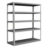 DURHAM MFG HDS-246072-95 Heavy Duty Shelving, 5 Shelves, Gray