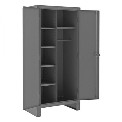 DURHAM MFG HDWC243678-5S95 Wardrobe Cabinet, 5 Shelves