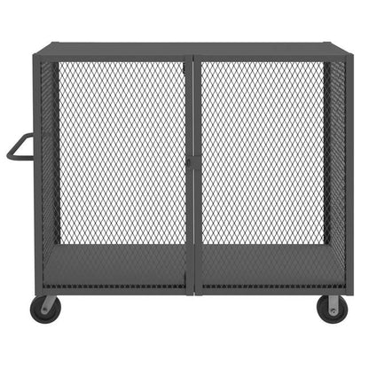 DURHAM MFG HTL-3060-DD-95 Cage Truck, Low Deck And Pad Lock