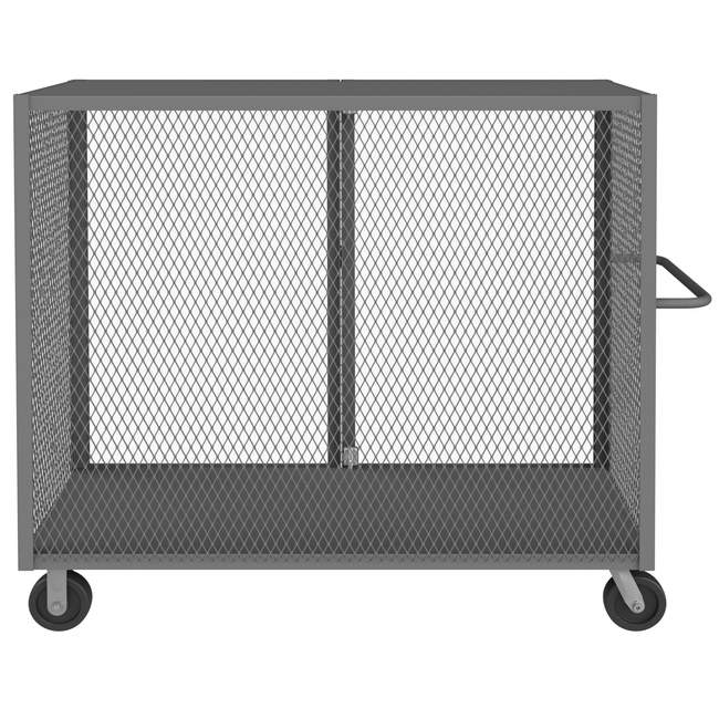 DURHAM MFG HTL-3060-DD-95 Cage Truck, Low Deck And Pad Lock